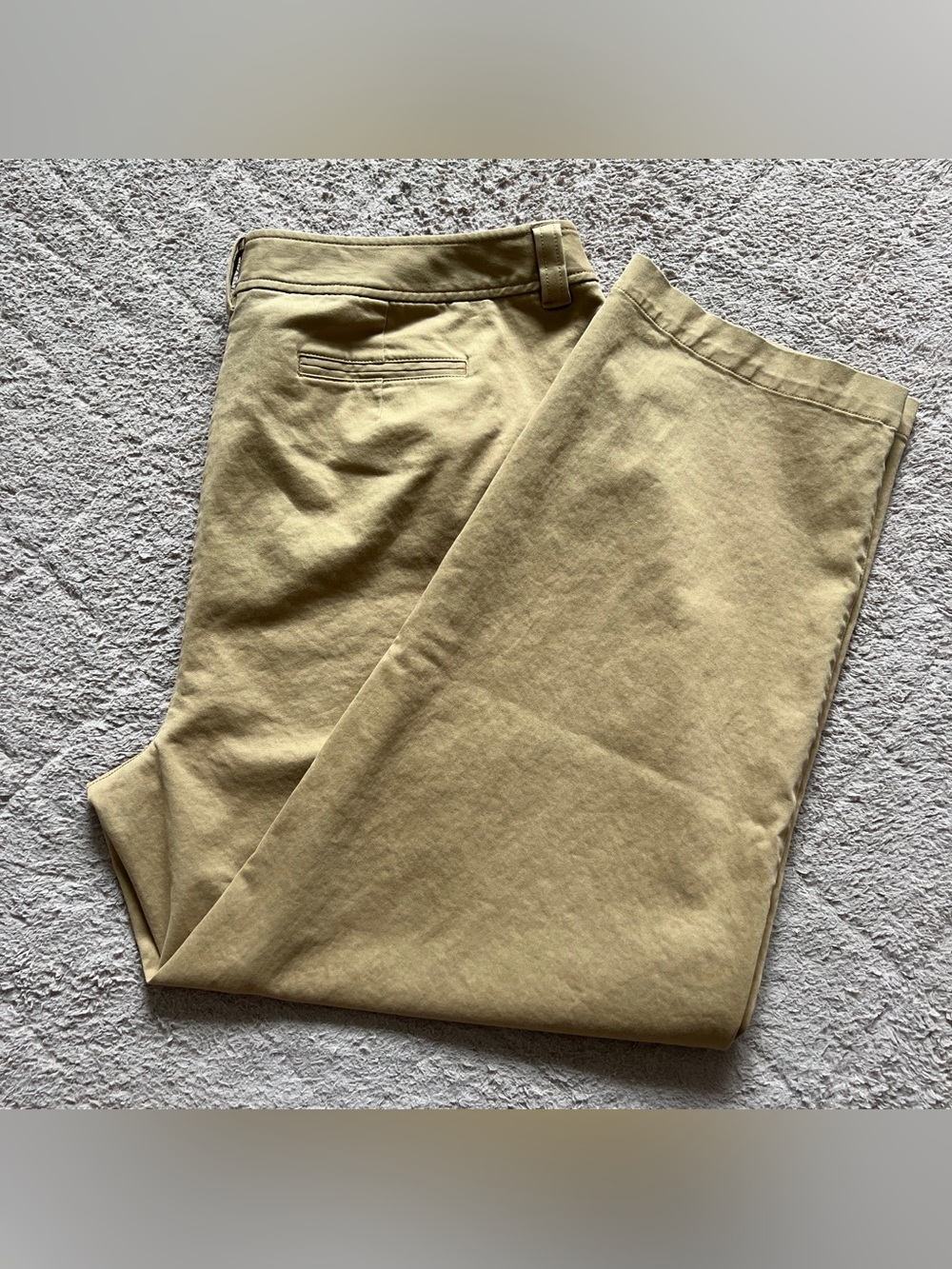 Talbots Classic Fit High Rise Straight Leg Chino Pants Preppy Minimalist Sz 20W